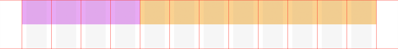 two columns in the grid